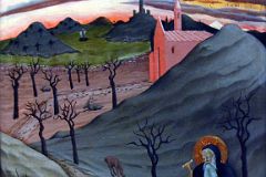 26A Saint Anthony the Abbot in the Wilderness - Osservanza Master 1435 - Robert Lehman Collection New York Metropolitan Museum Of Art.jpg
